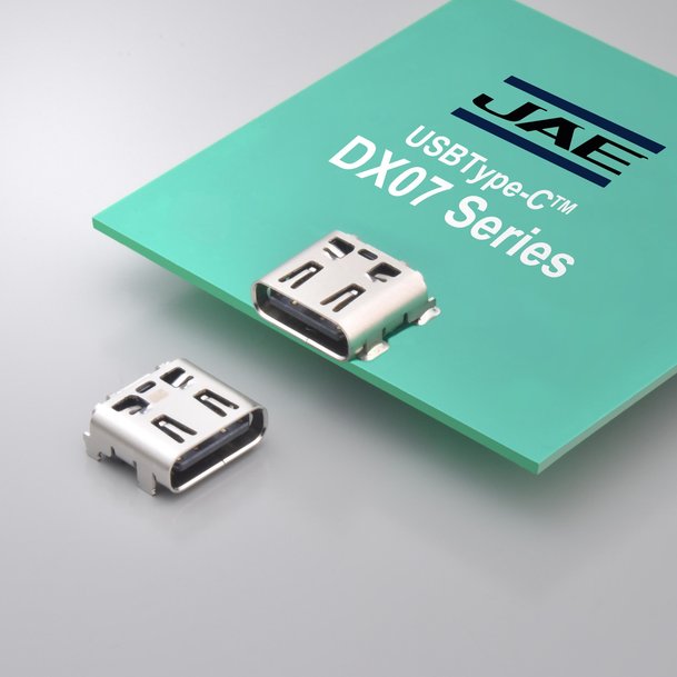 New at Rutronik: Connectors of the DX07 series from JAE for applications with USB4® version 2.0